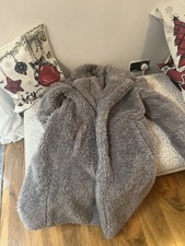Teddy Bear Coat Grey Size