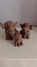 Highland cow family - highland,