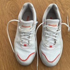 Reebok DMX Ride Ladies Running Trainers White Red Trim Size UK 6