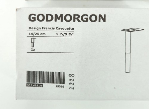 Ikea godmorgon leg round - godmorgon,
