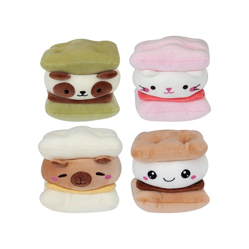 Smores marshmallow soft toy - soft,