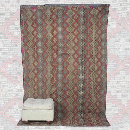 Vintage southwestern rug 5x9 - rug,