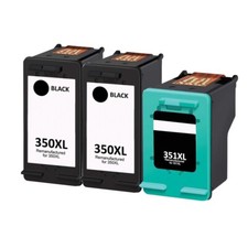 Ink Cartridge 350XL 351XL Fit for HP Deskjet D4200 D4260 D4263 D4360, 3-Pack