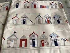 2 beach hut cushion covers