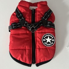 Fleece lined dog coat with