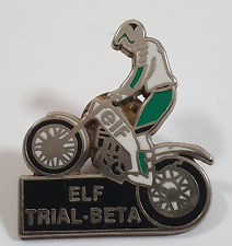 ELF HONDA Trial-Beta Motorcycle Enamel Pin badge - Motorsport