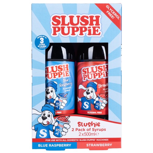 Slush puppie blue - puppie, raspberry