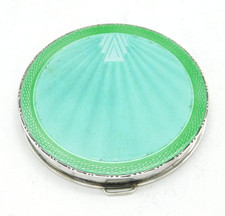 Sterling Silver & Green