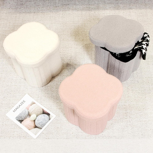 Floral storage ottoman - storage,