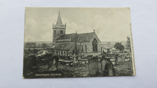 Postcard bramham church - bramham, nr