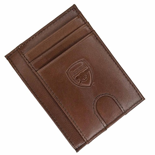 Arsenal brown leather card - arsenal,
