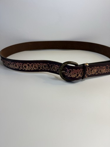 Ladies boho burgundy - dark, red
