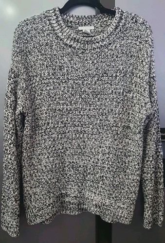 Black white melange - h&m,