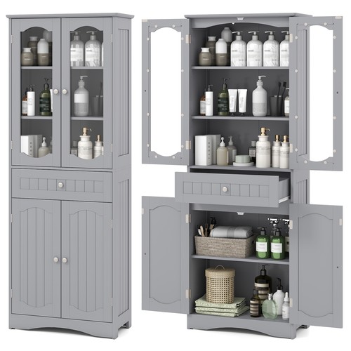 160cm tall grey bathroom - 160cm,