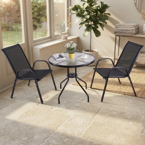 Modern black piece patio - modern,