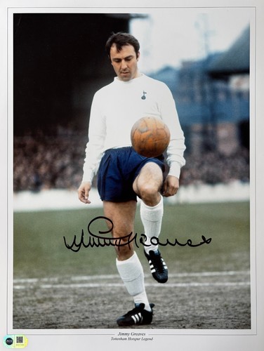 Jimmy greaves signed 16x12 - greaves,