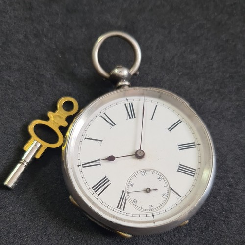 Antique solid silver gents - silver,