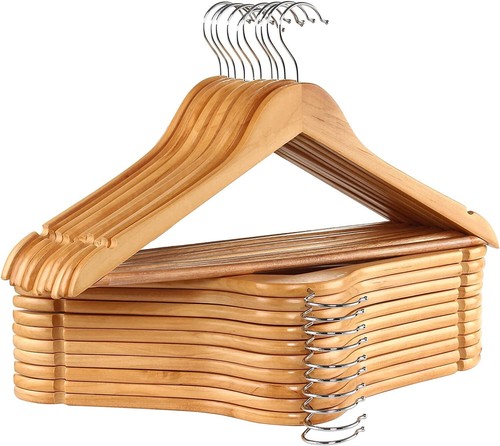 Wooden coat hangers suit - hangers,