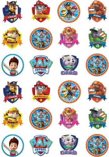 Paw patrol cupcake stand up - paw,