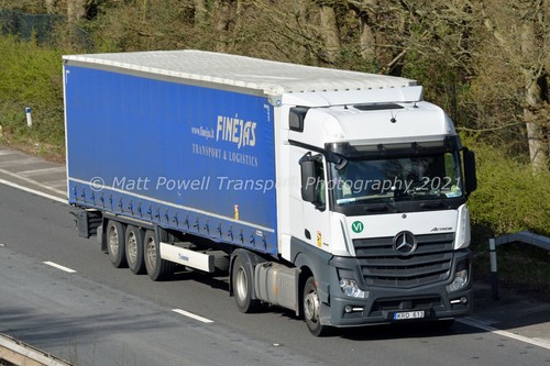 Truck photo 12x8 mercedes - -,