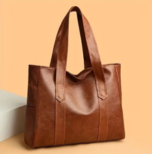 Women's Brown Faux Leather