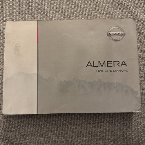 Nissan almera owners handbook - owners,
