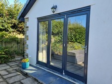 External oak bifold doors 