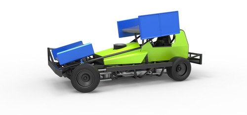 Printed brisca f1 - 1/24, 3d