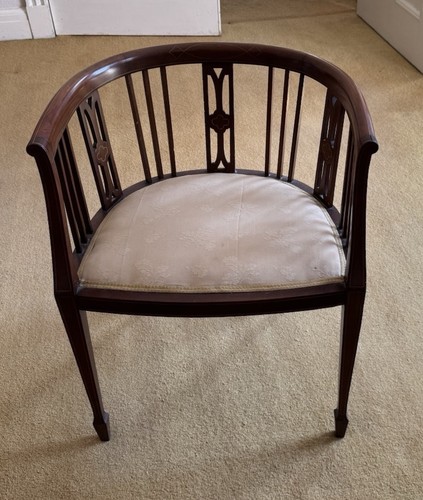 Edwardian mahogany inlaid - edwardian,