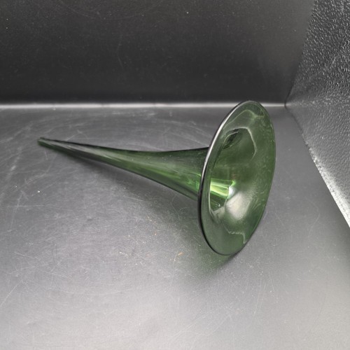 Vintage green glass epergne - vintage,