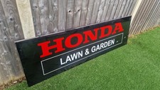 LARGE HONDA METAL SIGN MAN