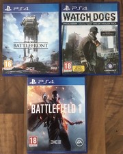 PLAY STATION 4 Games X3 FREE