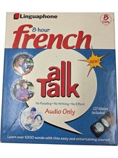 Linguaphone French All Talk 8 Hour Audio Course 8 CDs T2540 HW3