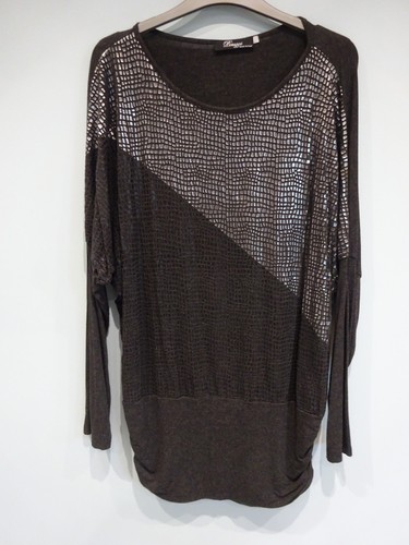 Peruzzi top grey silver - peruzzi, size