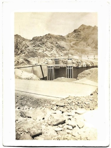 Vintage old photos hoover - old, dam