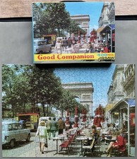 Collectable Vintage Good Companion “Springtime In Paris” 400 Piece Jigsaw Puzzle
