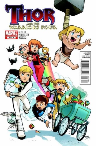 Thor and the warriors four - warriors,