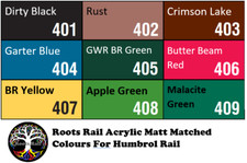 15ml Acrylic Model Paint Hornby Humbrol Rail Colours Matched : Roots Model Paint