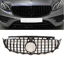 Fits Mercedes E Class W213 2016-2020 Front Grille Panamericana GT Style Gloss