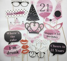 21st Birthday Photo Props 18