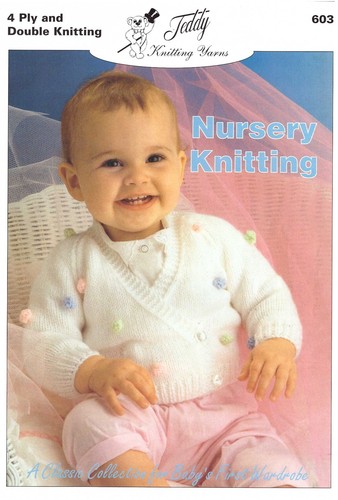 603 nursery knitting book - book,