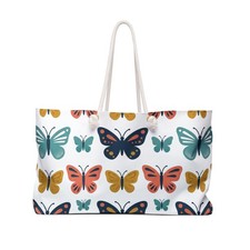Colorful butterfly weekender - colorful,