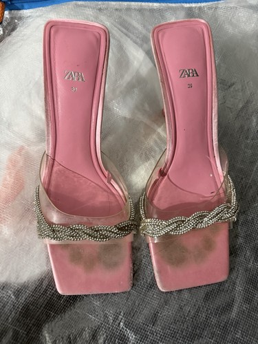 Zara pink heels - zara, 6