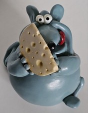 Vintage P.Chiari Hungry Rat Resin Money Box (Extremely Rare) 17x17x13cm