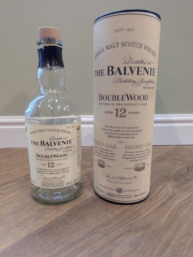Empty bottle box - &, balvenie