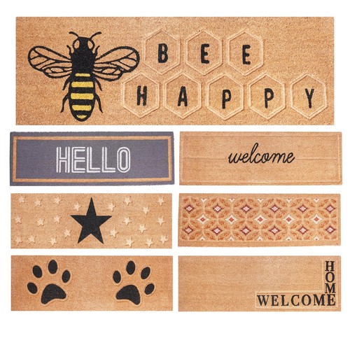 Large embossed coir - large,