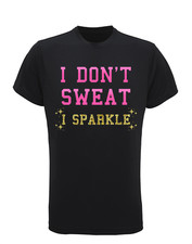Mens Recycled Performance T-Shirt I Dont Sweat I Sparkle Funny Running TriDri