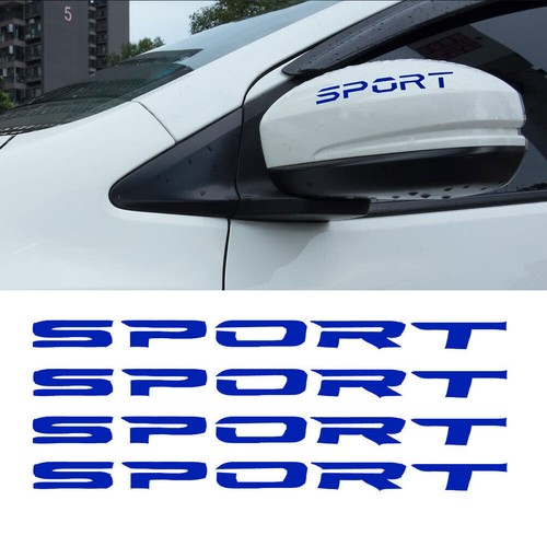 Blue sticker sport style - sticker, car