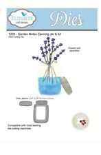 Elizabeth Craft Designs Dies Garden Notes Canning Jar 1120 **Lid Die is Missing*