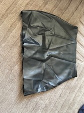 Honour  Latex Rubber BDSM Fetish  Halloween mini skirt black 